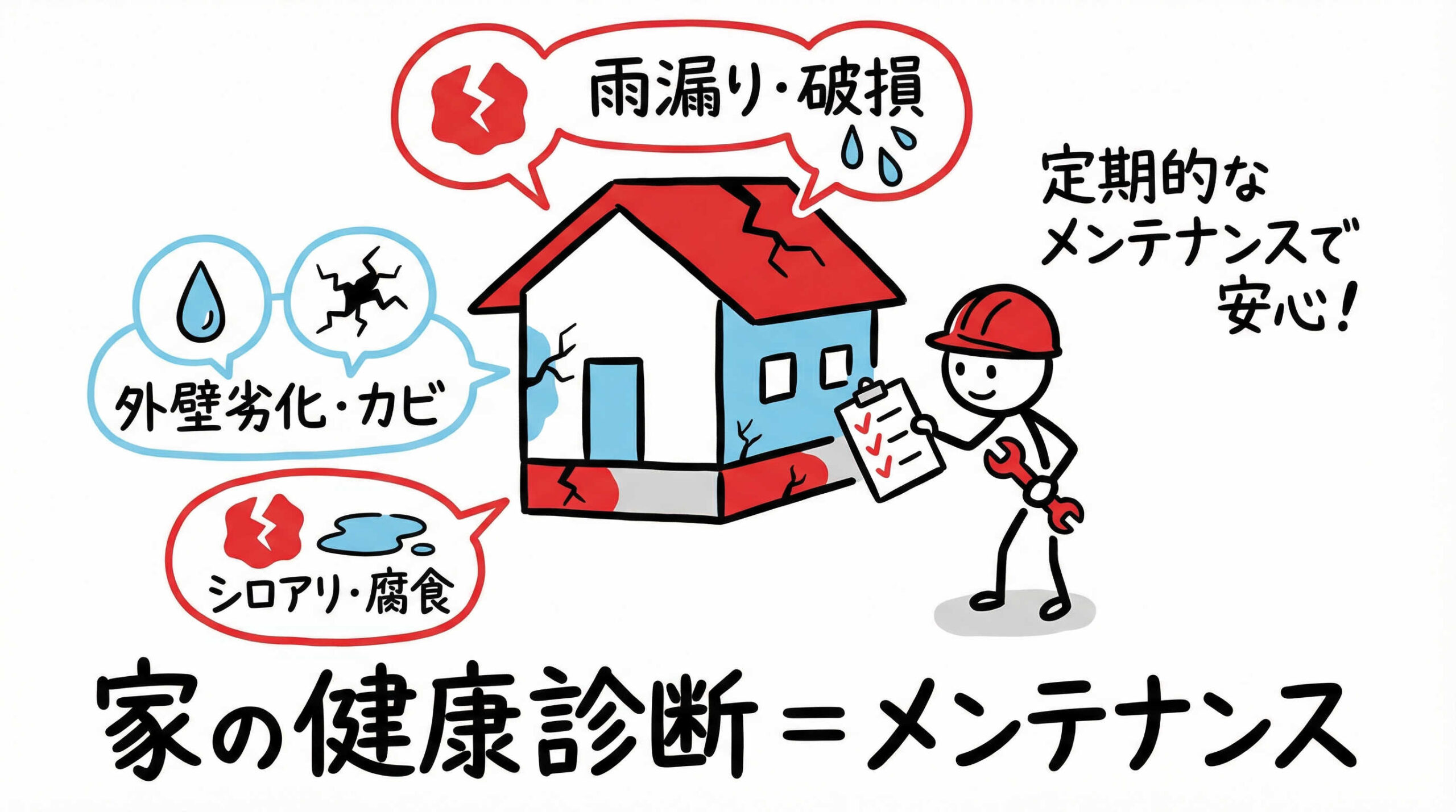 【物理的劣化】築年数帯別に見るメンテナンス状況と不具合の傾向