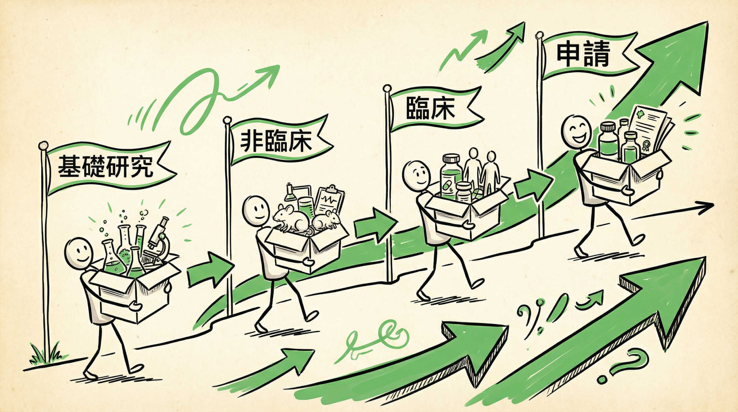 【開発ステージ別】CMC戦略の具体的なロードマップ