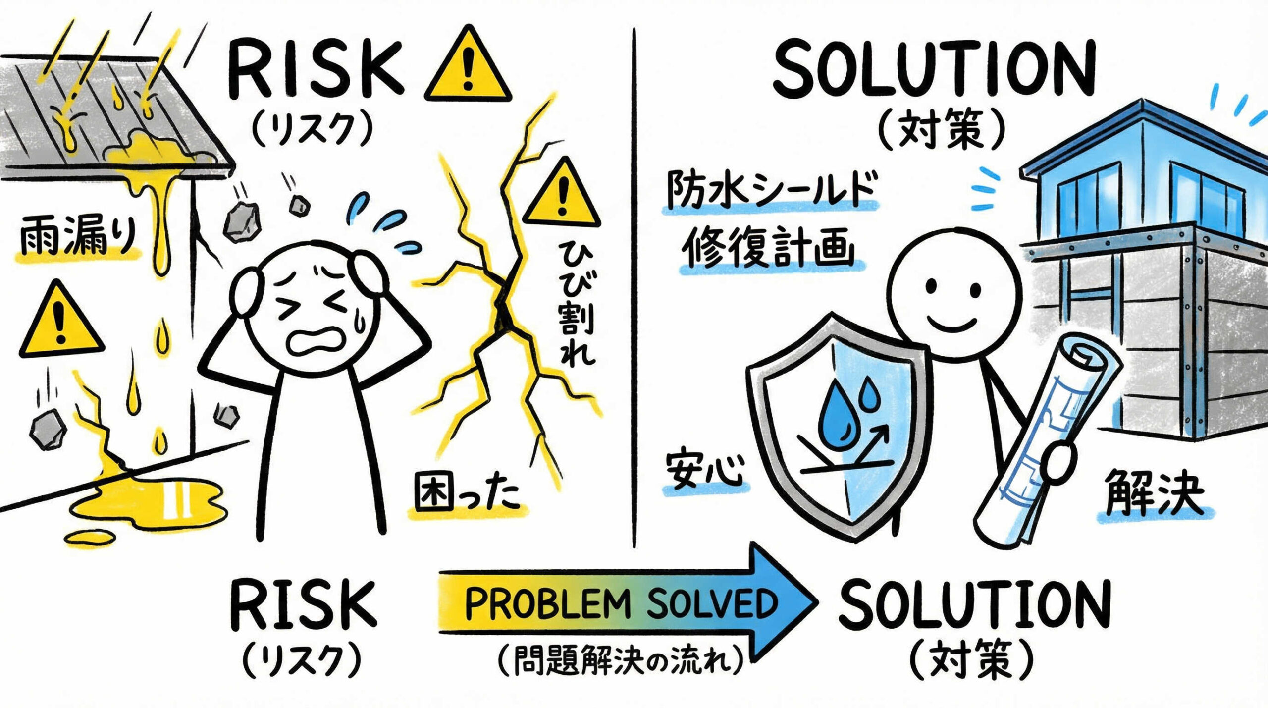 提案時に説明必須の中古リノベにおけるデメリットとリスク対策