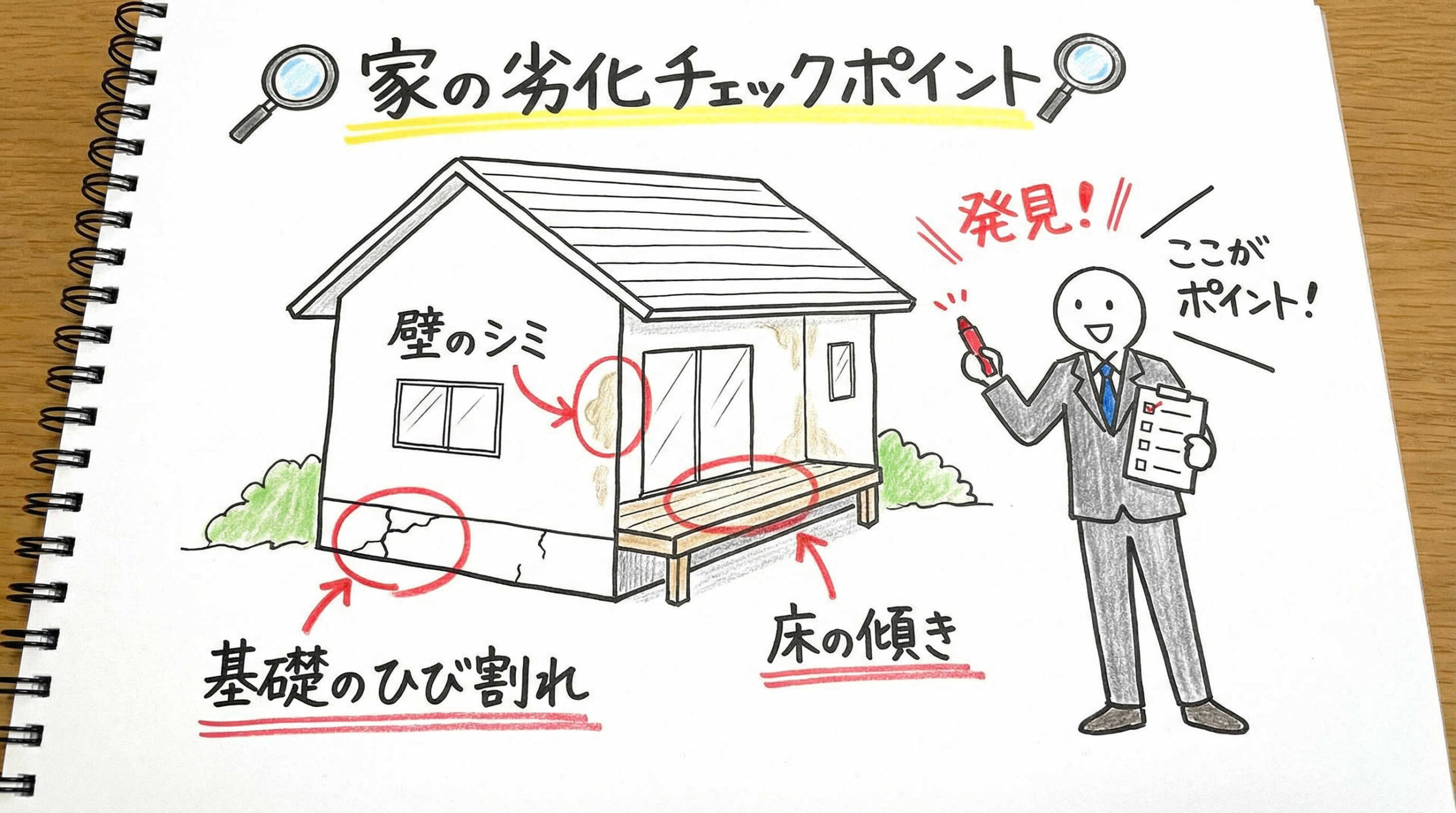 現地内覧時に営業担当者が確認すべき建物の劣化サイン