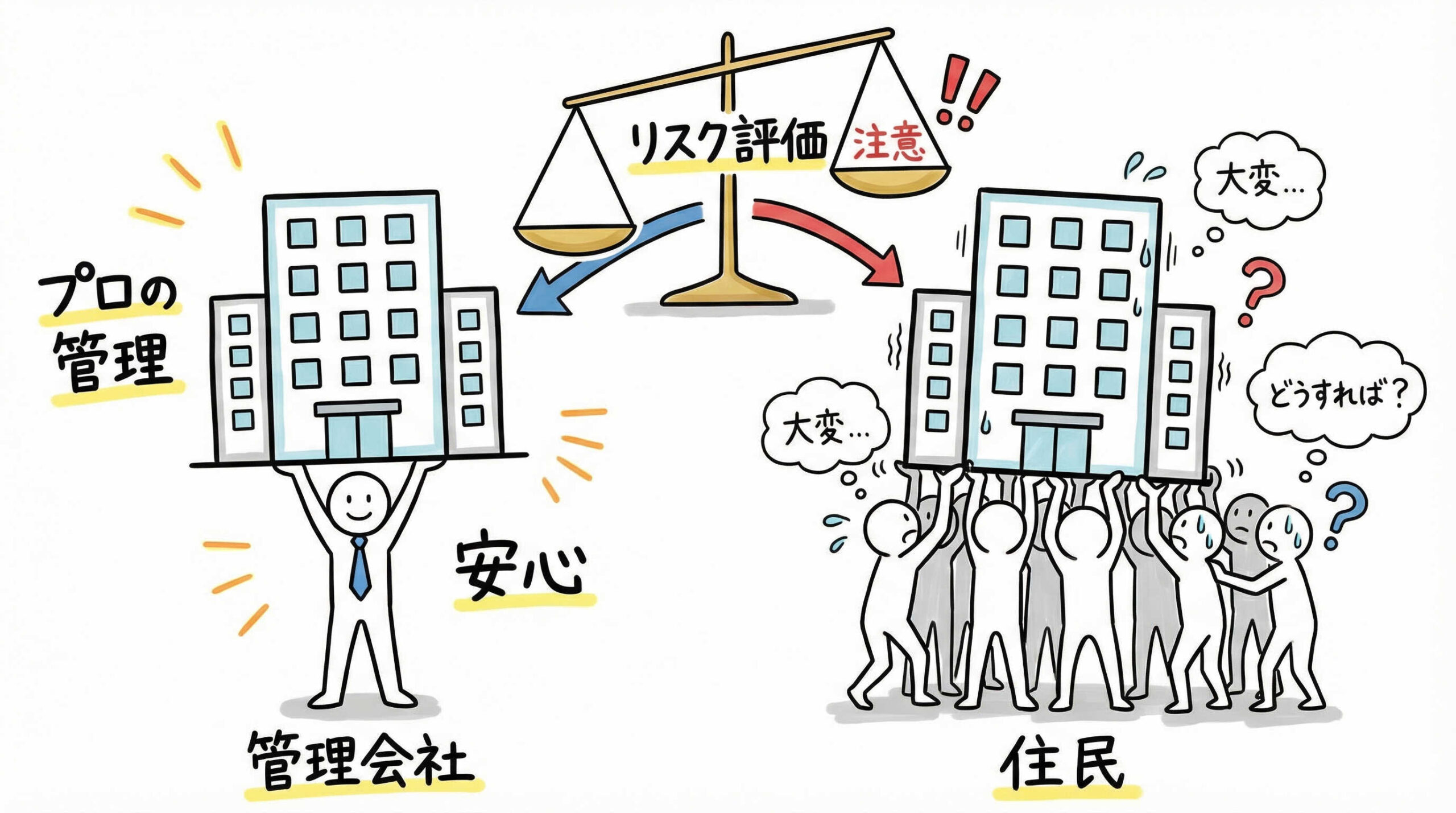 管理形態：自主管理マンションのリスク評価と見極め方