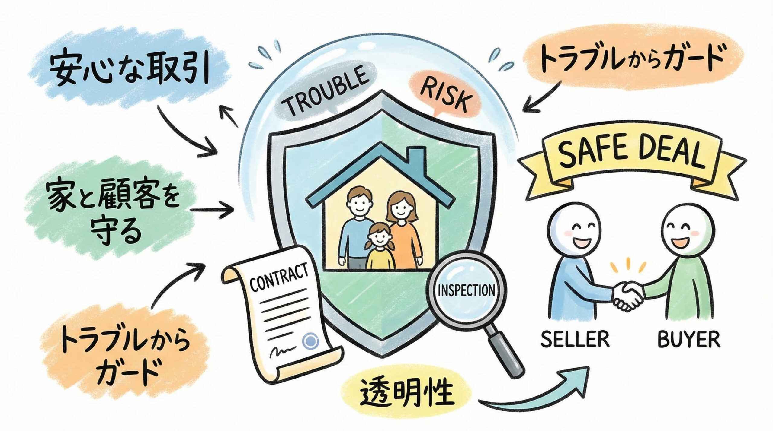 購入後の紛争を防ぐための契約不適合責任とインスペクション