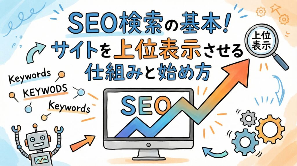 SEO検索の基本！サイトを上位表示させる仕組みと始め方