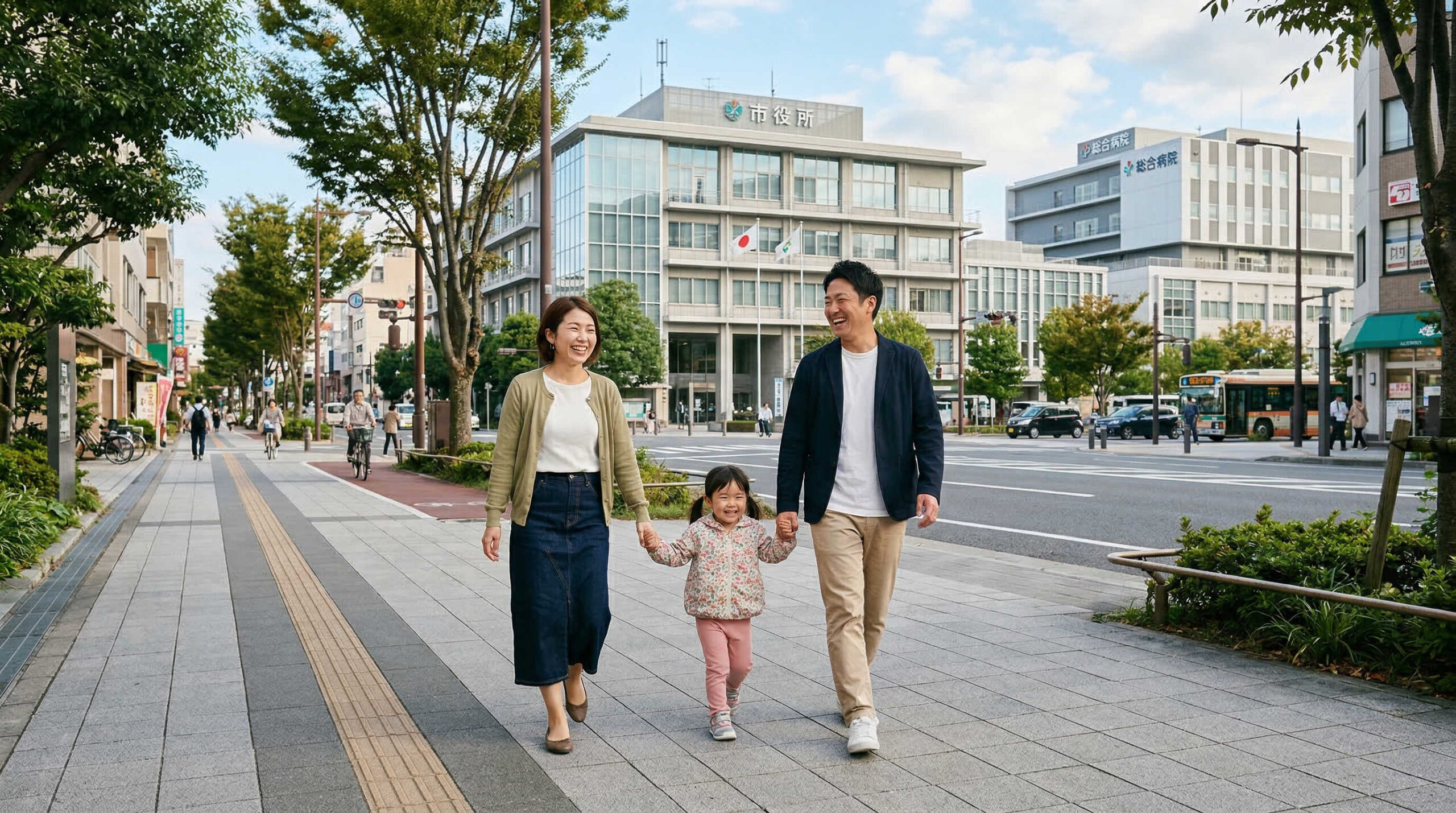 水戸市の行政中心地エリアは、子育て世代の住まい選びに向いている