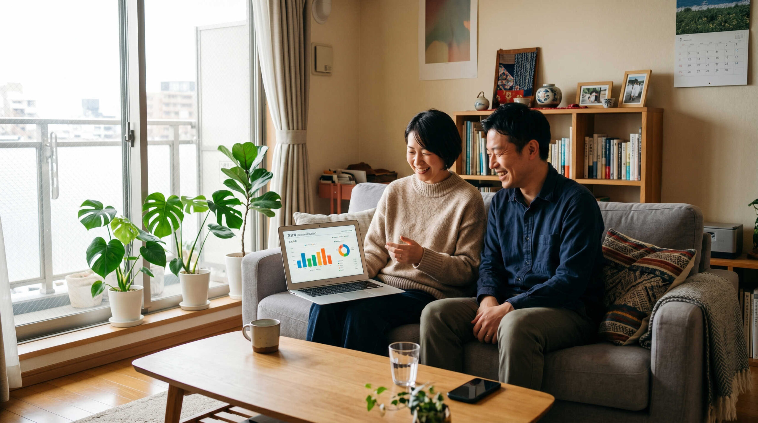 年収・子どもの人数別の家計シミュレーション