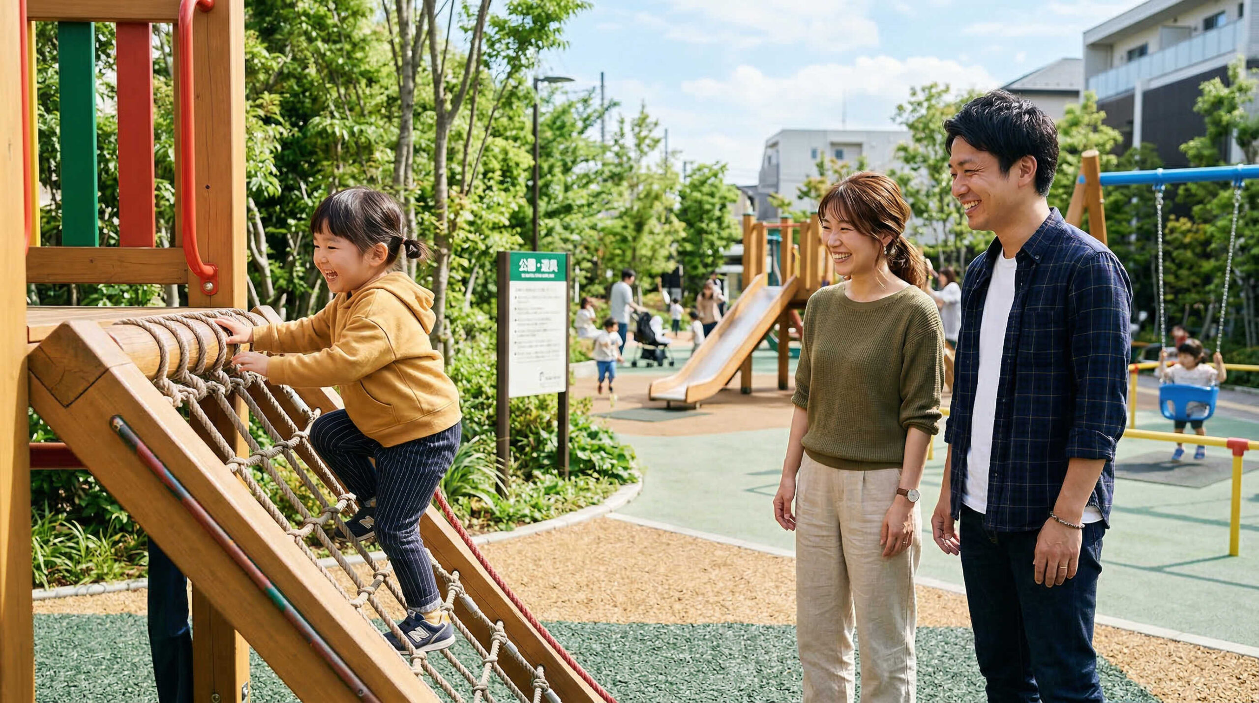 子育て環境が充実しているから家族で選ばれている