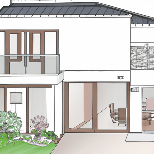 新築の建売住宅が立つ千葉の豊かな自然環境と、その住宅の内部を示すイメージ。