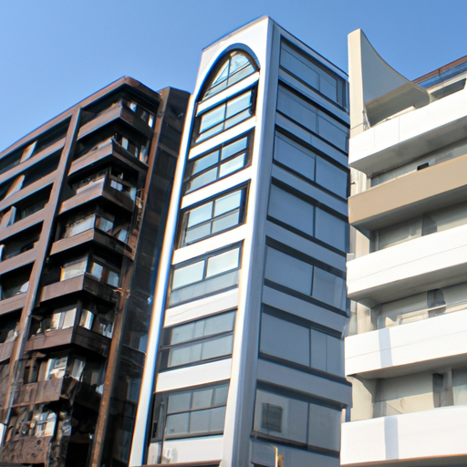 千葉の一角に立つモダンで洗練された建売住宅が、青空の下で耐震構造とエネルギー効率性を備えた姿を示している。