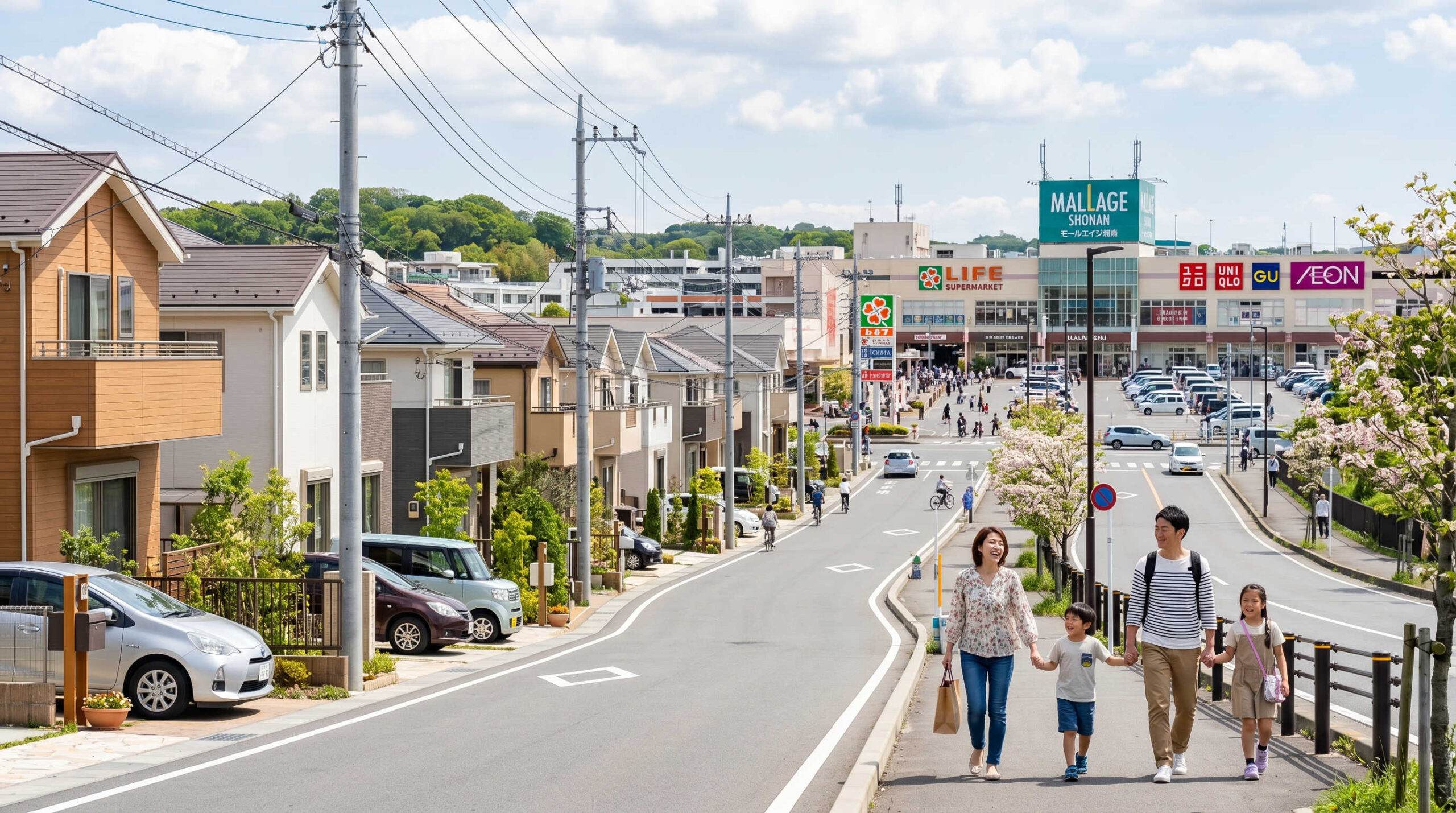 栃木県内でスーパー・商業施設が近い建売住宅が多いエリア
