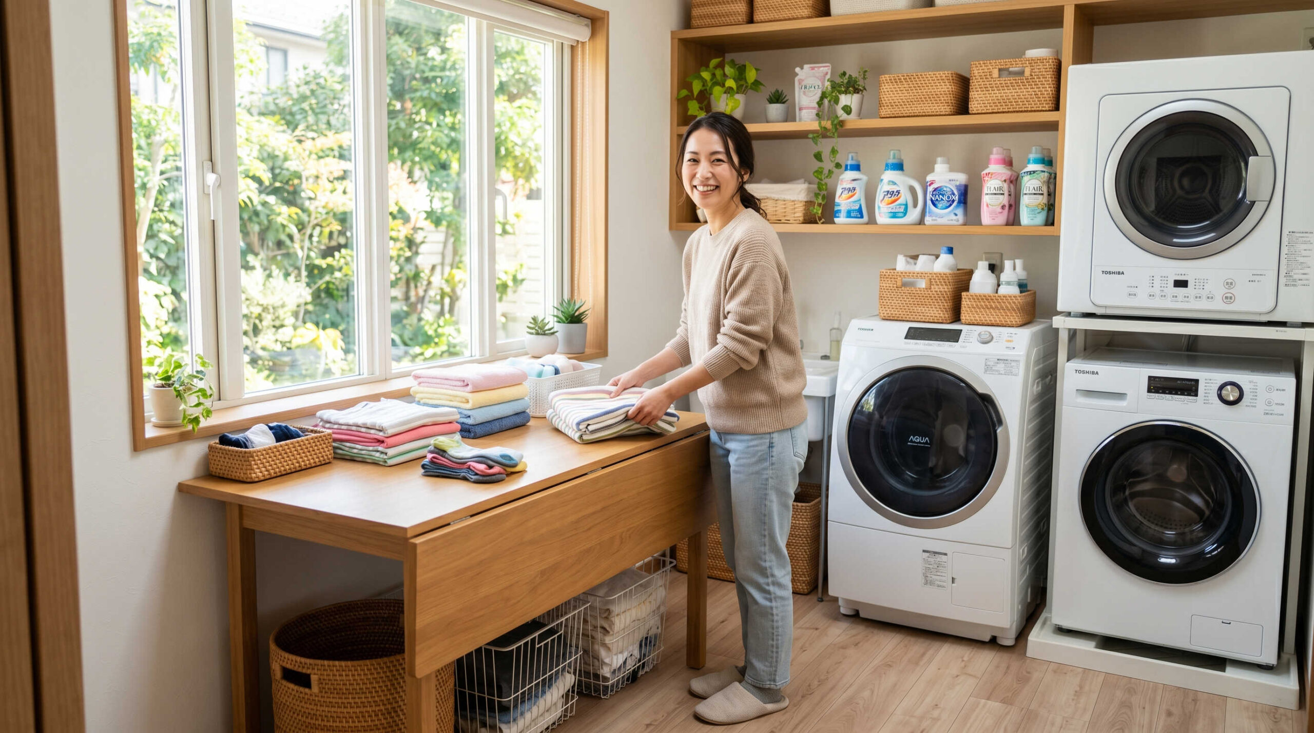 ランドリールームと脱衣所を独立させると、洗濯まわりの暮らしが大きく変わる